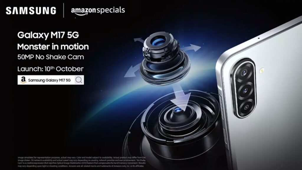 Samsung Galaxy M17 5G Revealed – Long Battery Life, Super AMOLED Display, Optical Image Stabilization