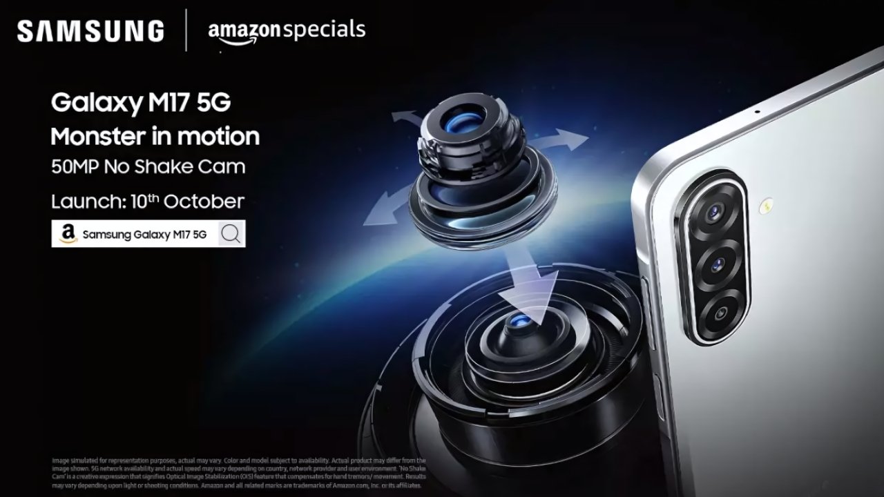 Samsung Galaxy M17 5G Revealed – Long Battery Life, Super AMOLED Display, Optical Image Stabilization